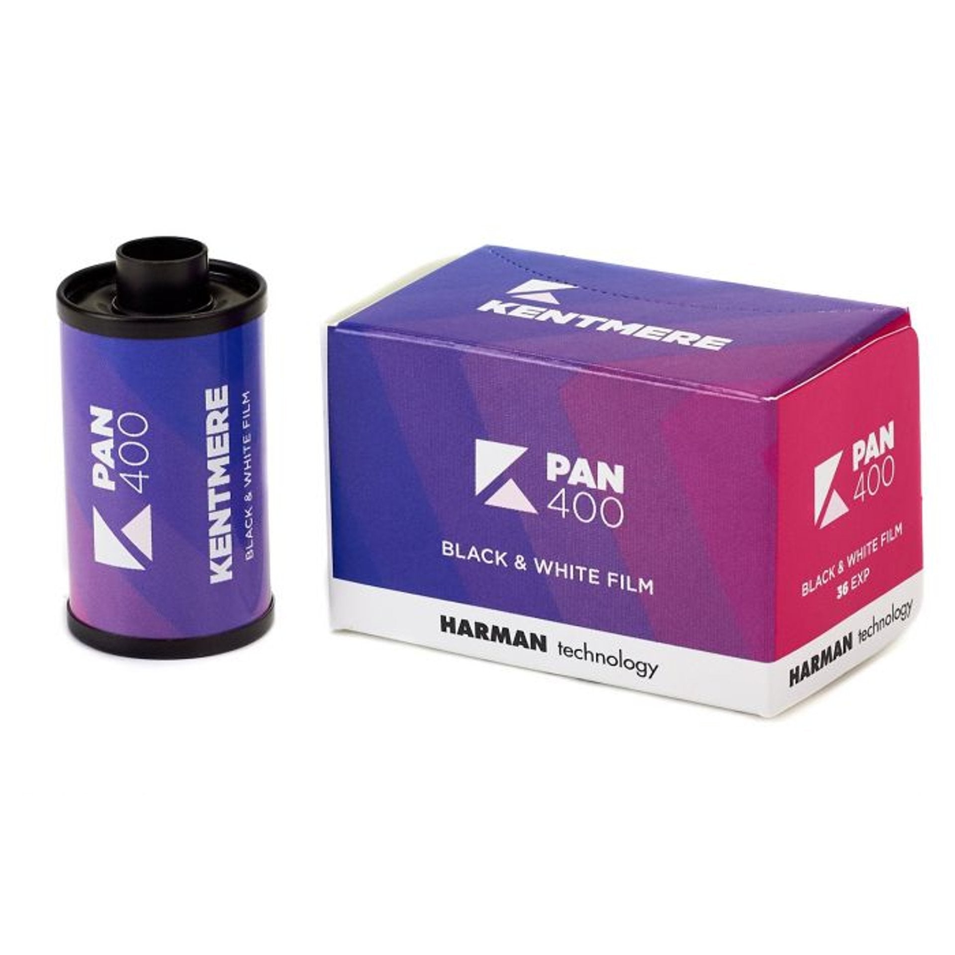 Kentmere Pan 400, 35mm, 36exp. - film listing