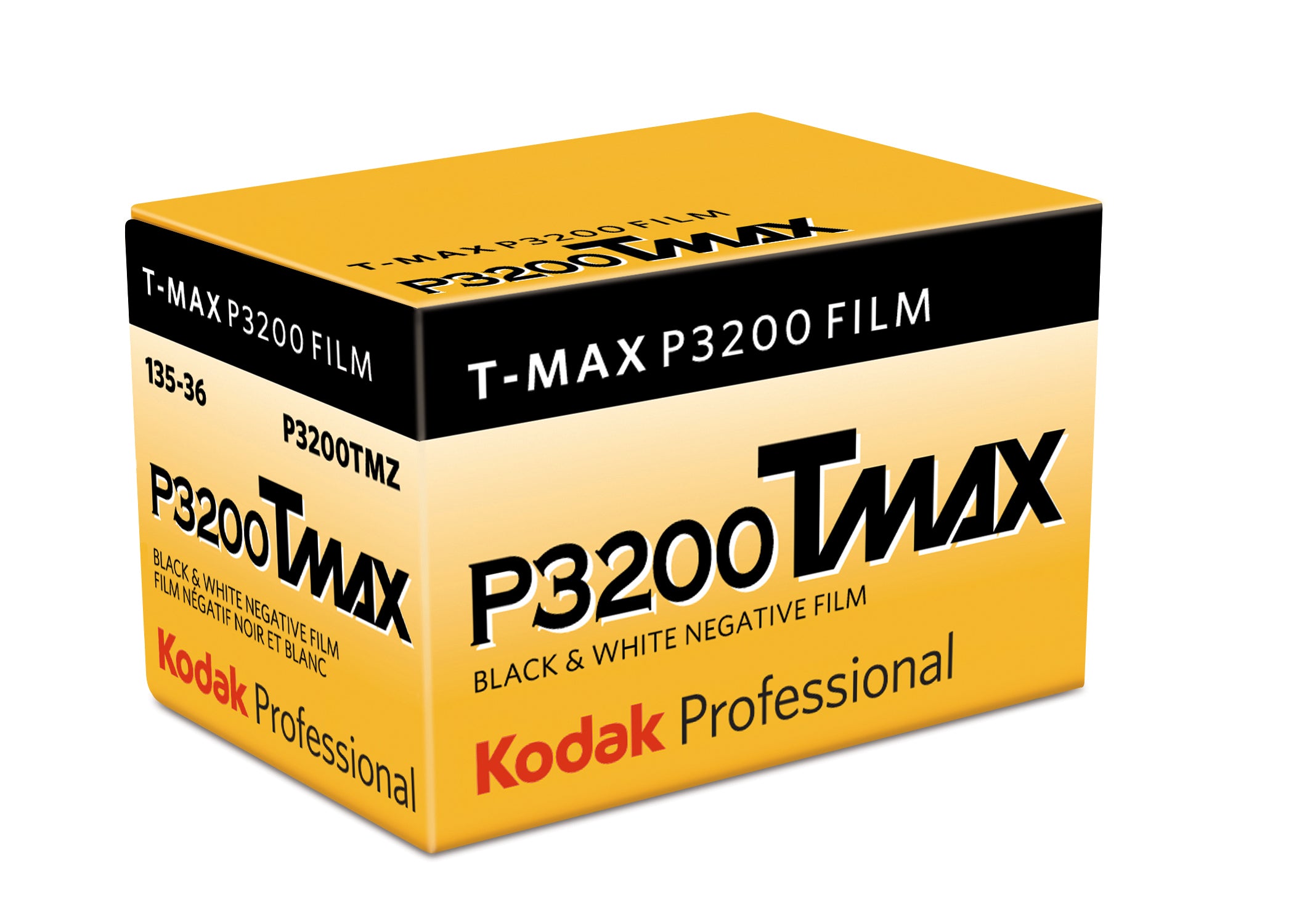 Kodak T-Max P3200 35mm film box