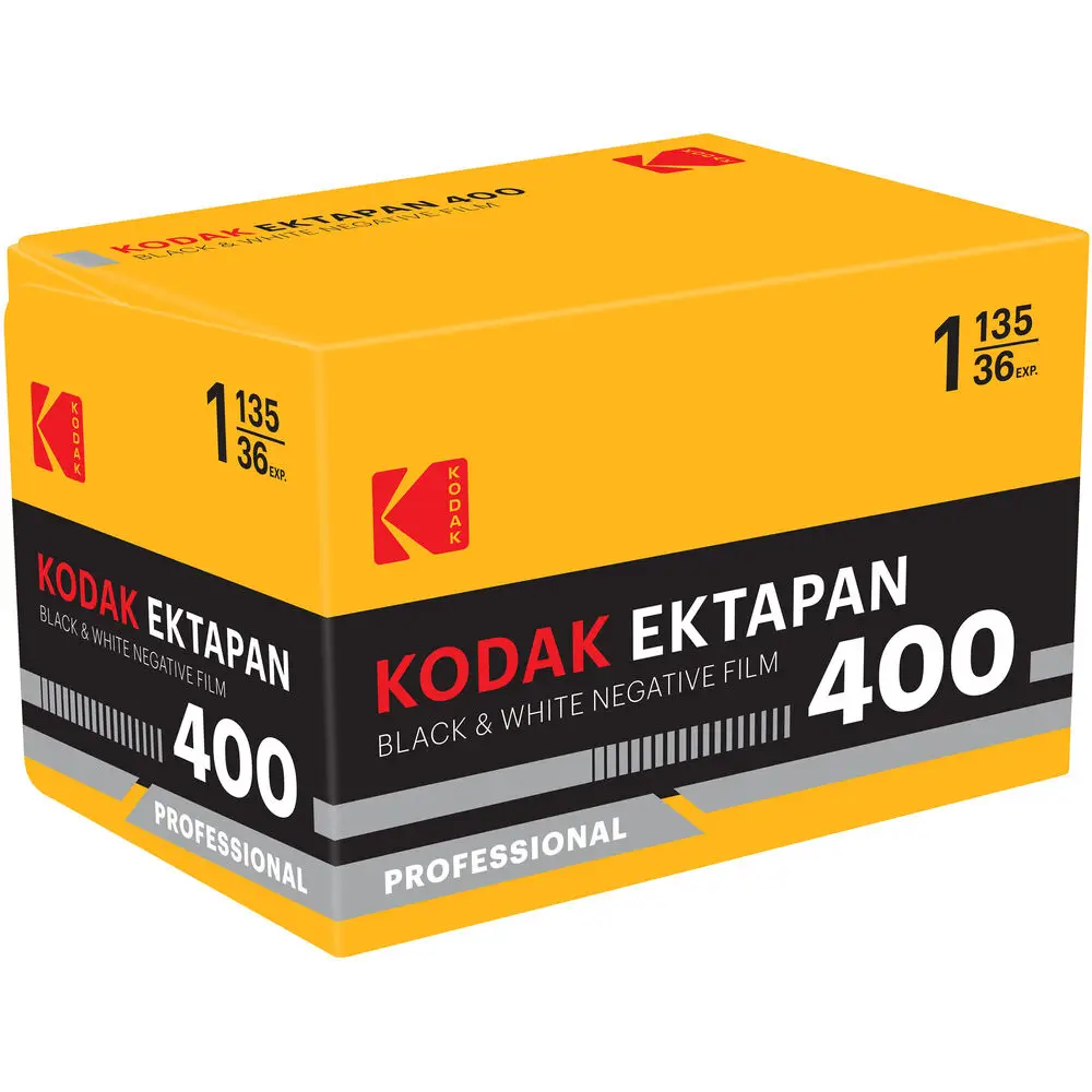 Kodak Ektapan 400 Black and White Negative Film (35mm Roll Film, 36 Exposures) - film listing