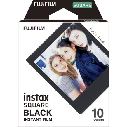 Fujifilm Instax Square Black Border Instant Film 10 Sheets - film listing