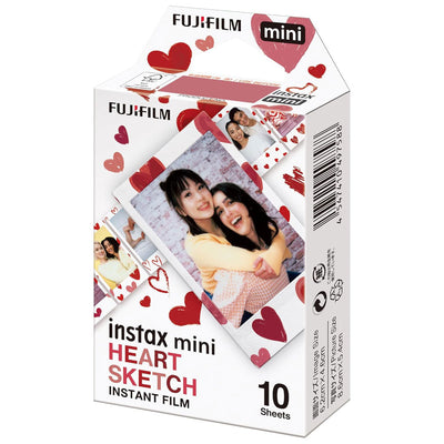 FUJIFILM Instax Mini Heart Sketch Film - 10 Exposures - film listing