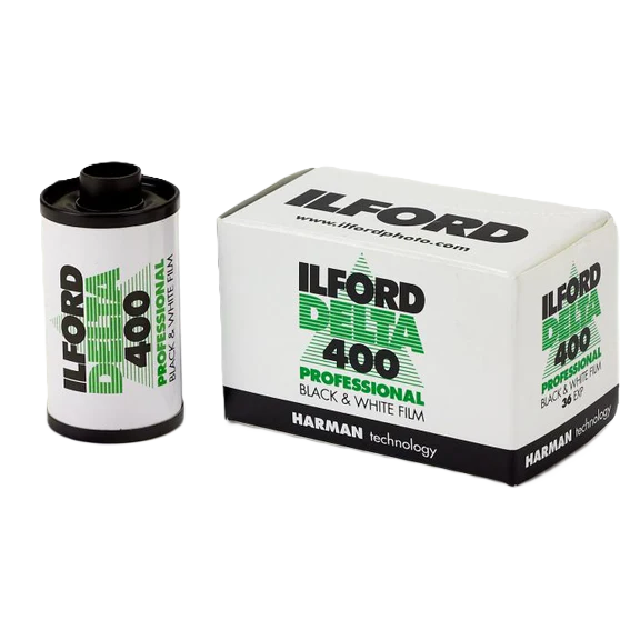 Ilford Delta 400 film box
