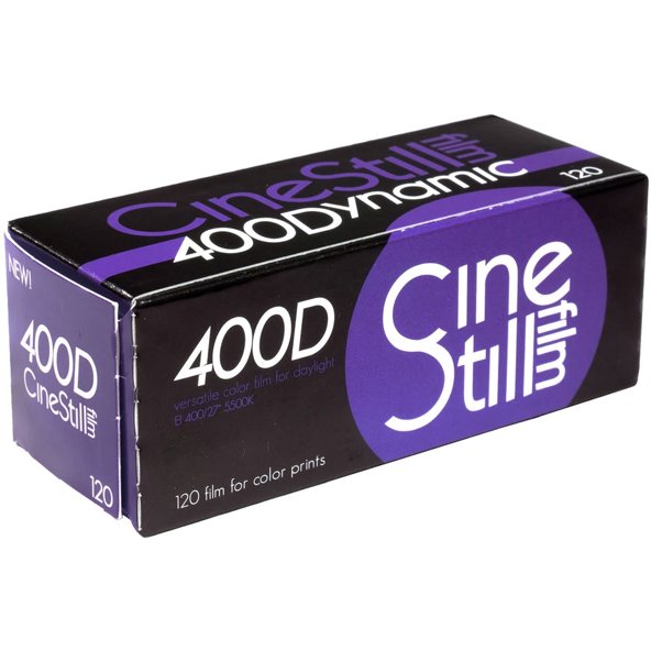 CineStill400Dynamic Versatile Color Negative Film - 120 - film listing