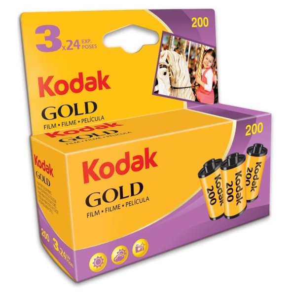 KodakGold 200 Film 35-24 exp - 3 Pack - film listing