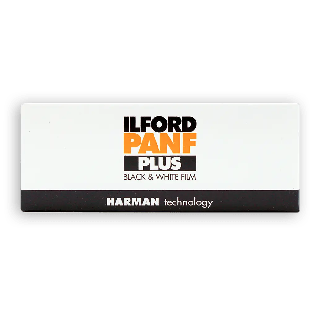 Ilford Pan F film box