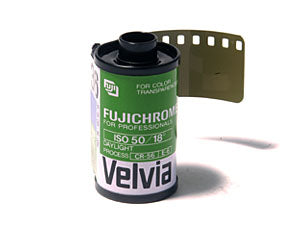 Fujifilm Velvia 50 35mm film box