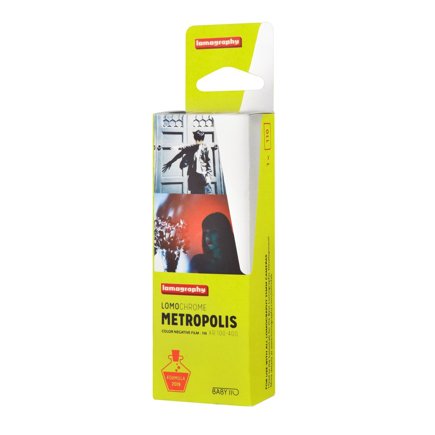 Lomography LomoChrome Metropolis 110 film box