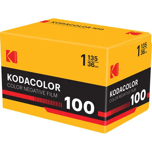 Kodak Kodacolor 100 Color Negative Film (35mm Roll Film, 36 Exposures) - film listing