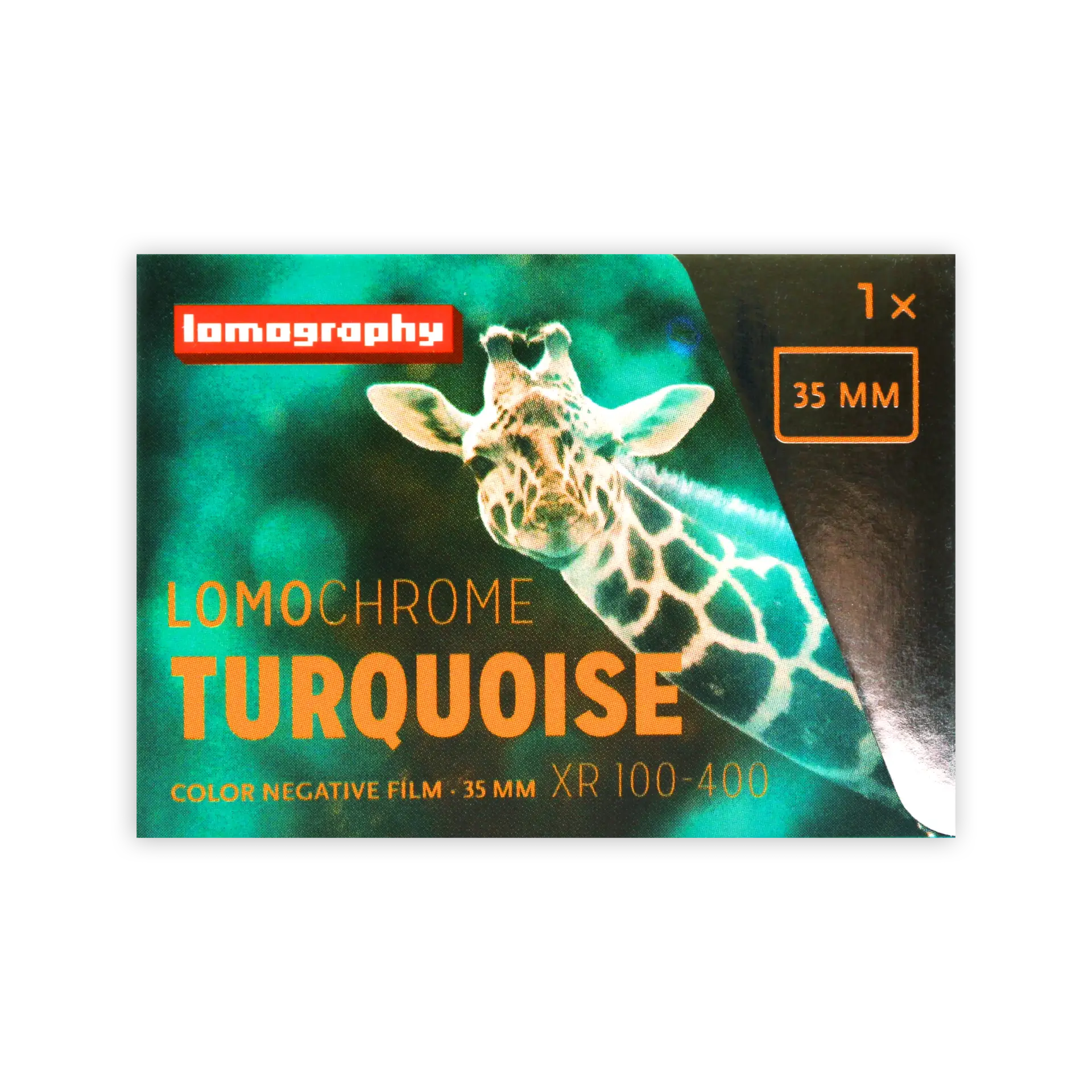 Lomography LomoChrome Turquoise film box