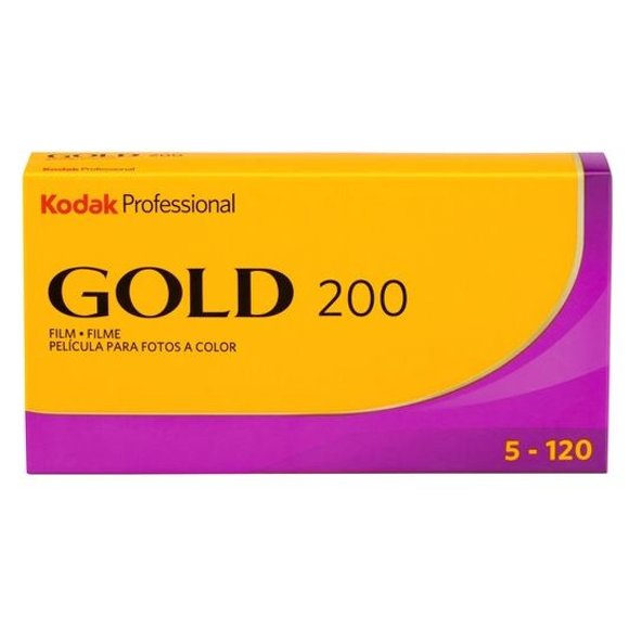 KodakProfessional Gold 200 Color Negative Film - 120 Roll - 5-Pack - film listing