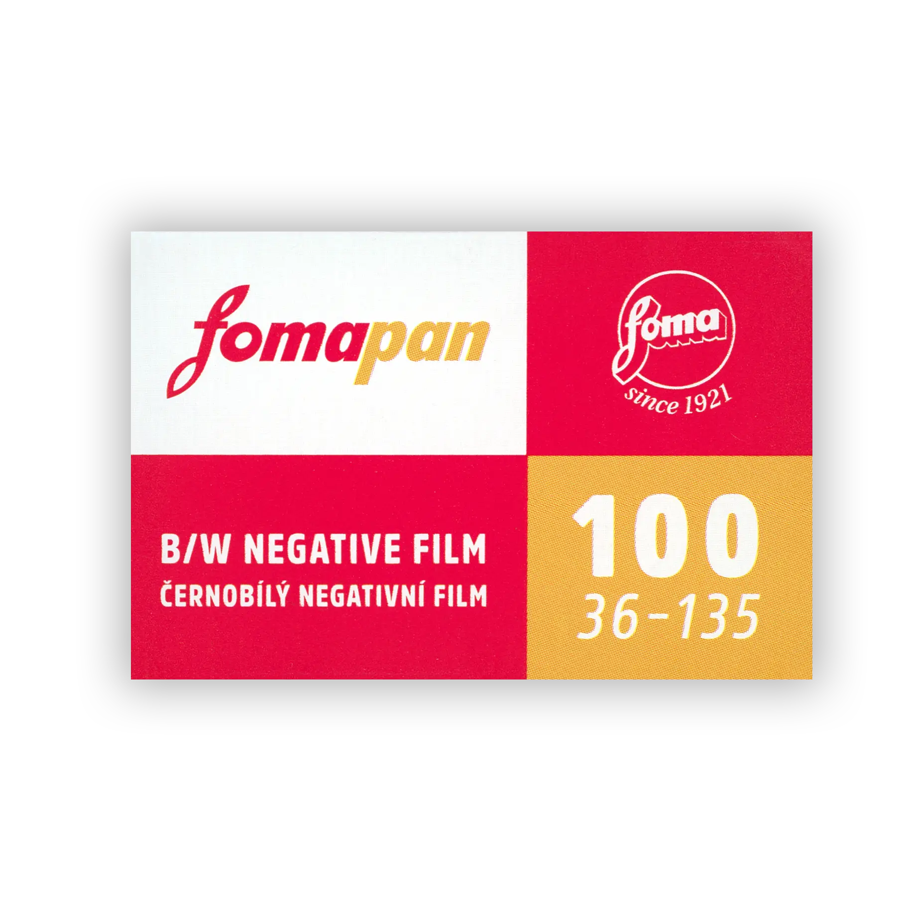 Foma Fomapan 100 film box