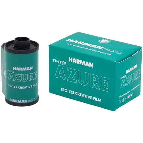 HARMAN technology Switch Azure 125 Color Negative Film (35mm Roll Film, 36 Exposures) - film listing