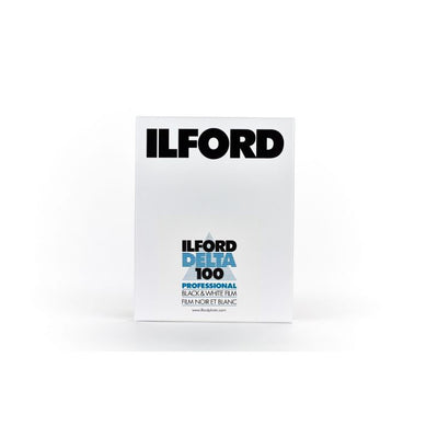 Ilford Delta 100 5x7 film box