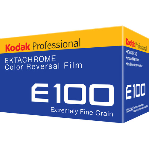Kodak Ektachrome 100 film box